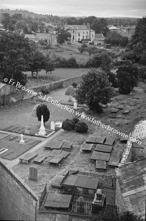 FRENCH CHURCH AND HUGENOT CEMETERY VIEW FROM TOWER